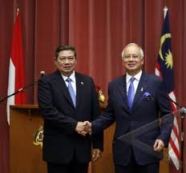 Presiden Indonesia, Susilo Bambang Yudhoyono dan Presiden Malaysia, Najib